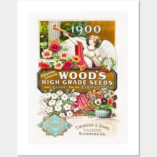 Wood's High Grade Seeds Catalogue, 1900 Posters and Art